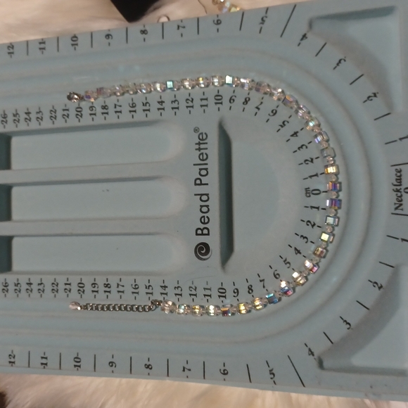 multicolored crystal necklace - Picture 6 of 6